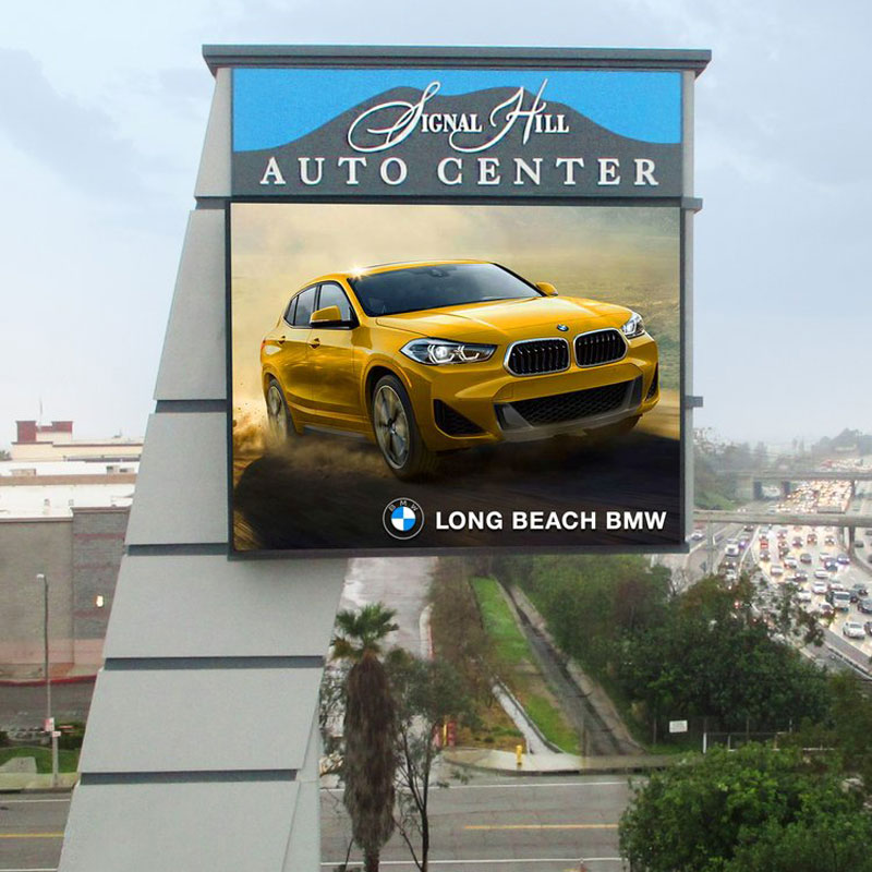 car billboard