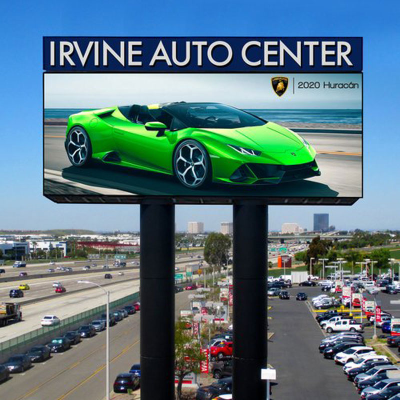 irvine auto center billboard